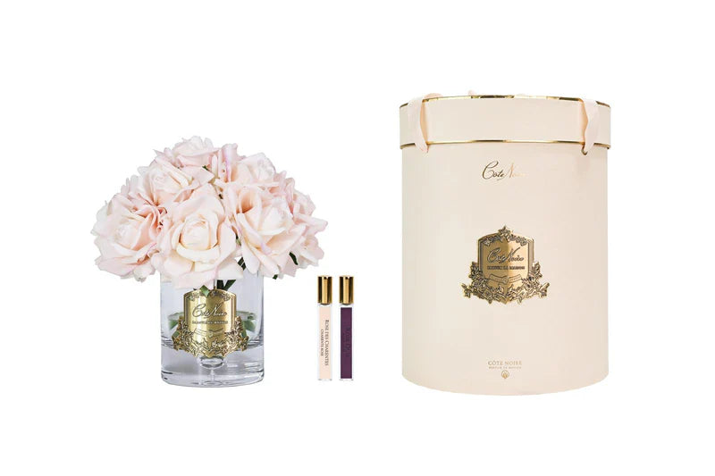Cote Noire Luxury Grand Bouquet - Champagne Pink - Gold Badge