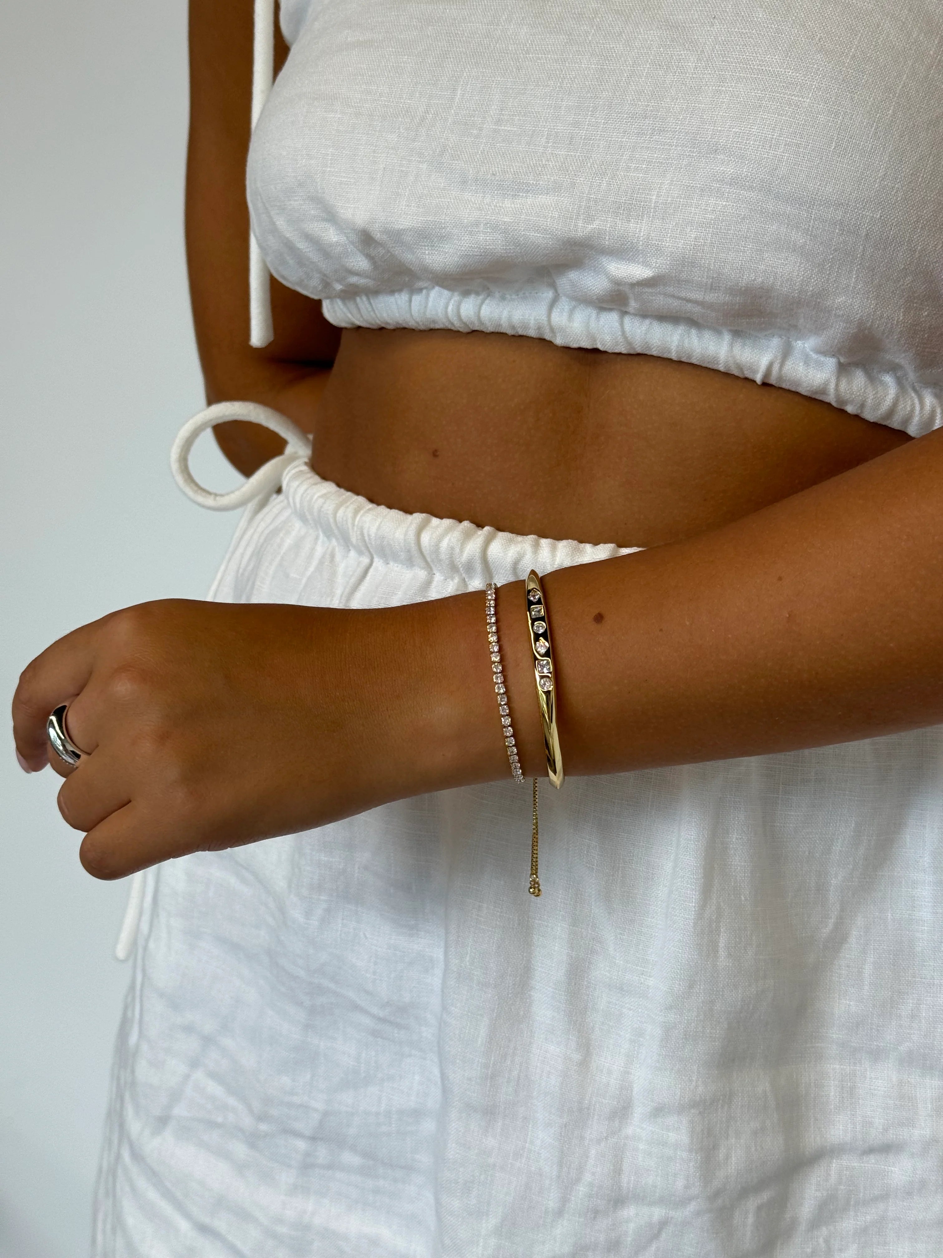 Zafino Nikki Tennis Bracelet - Gold