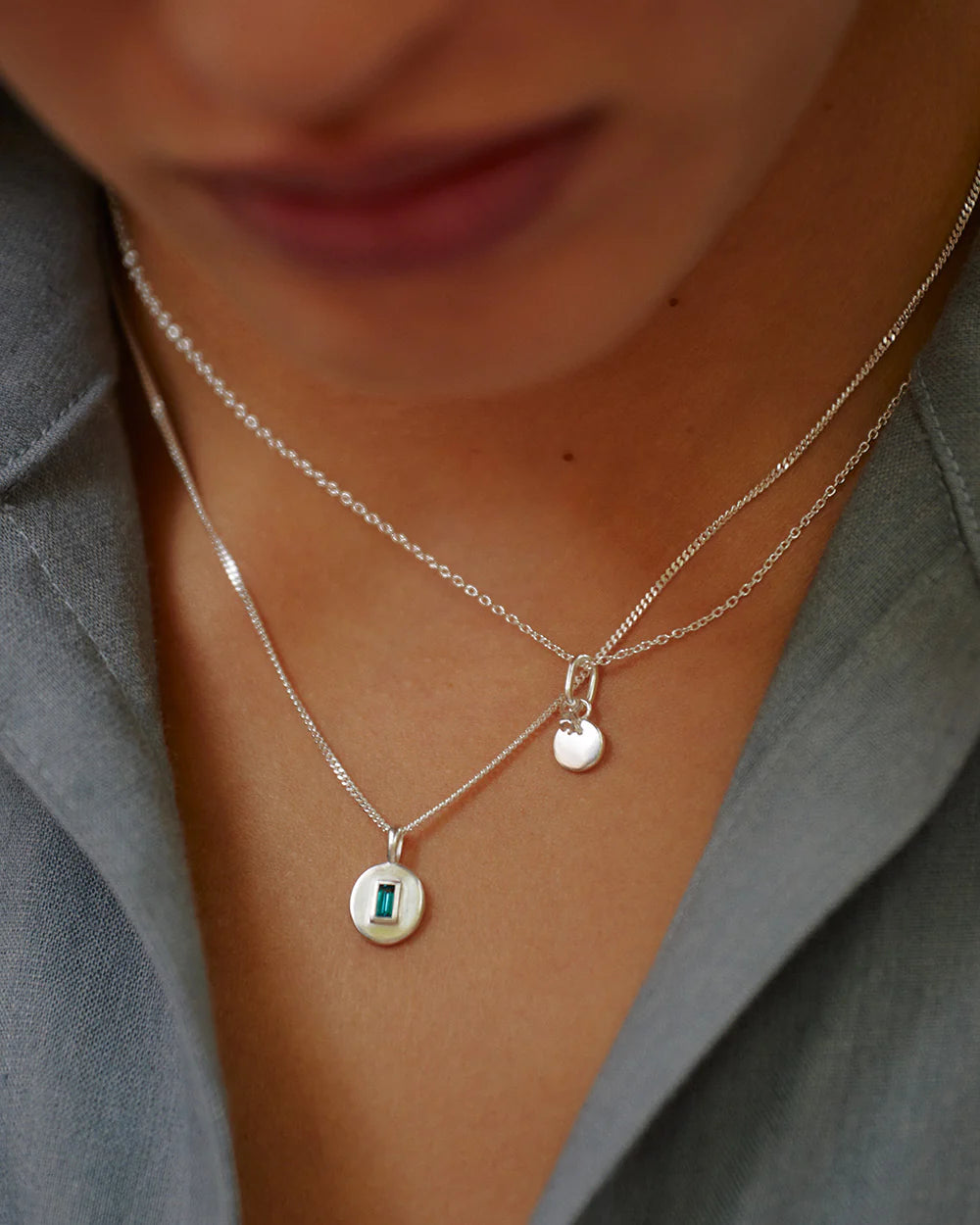 Kirstin Ash Centra Necklace- Sterling Silver