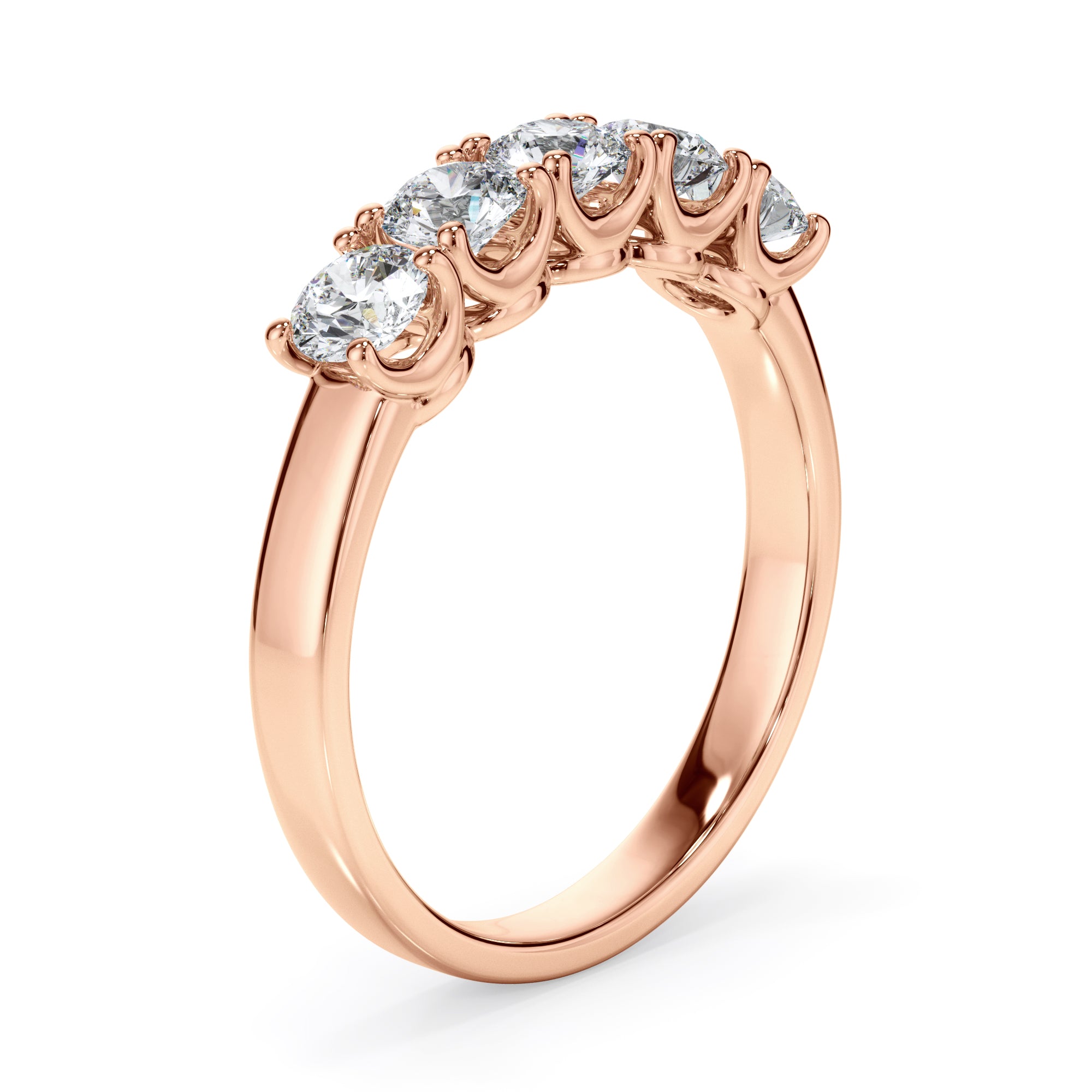 18ct Rose Gold 1ct Stone Diamond Ring