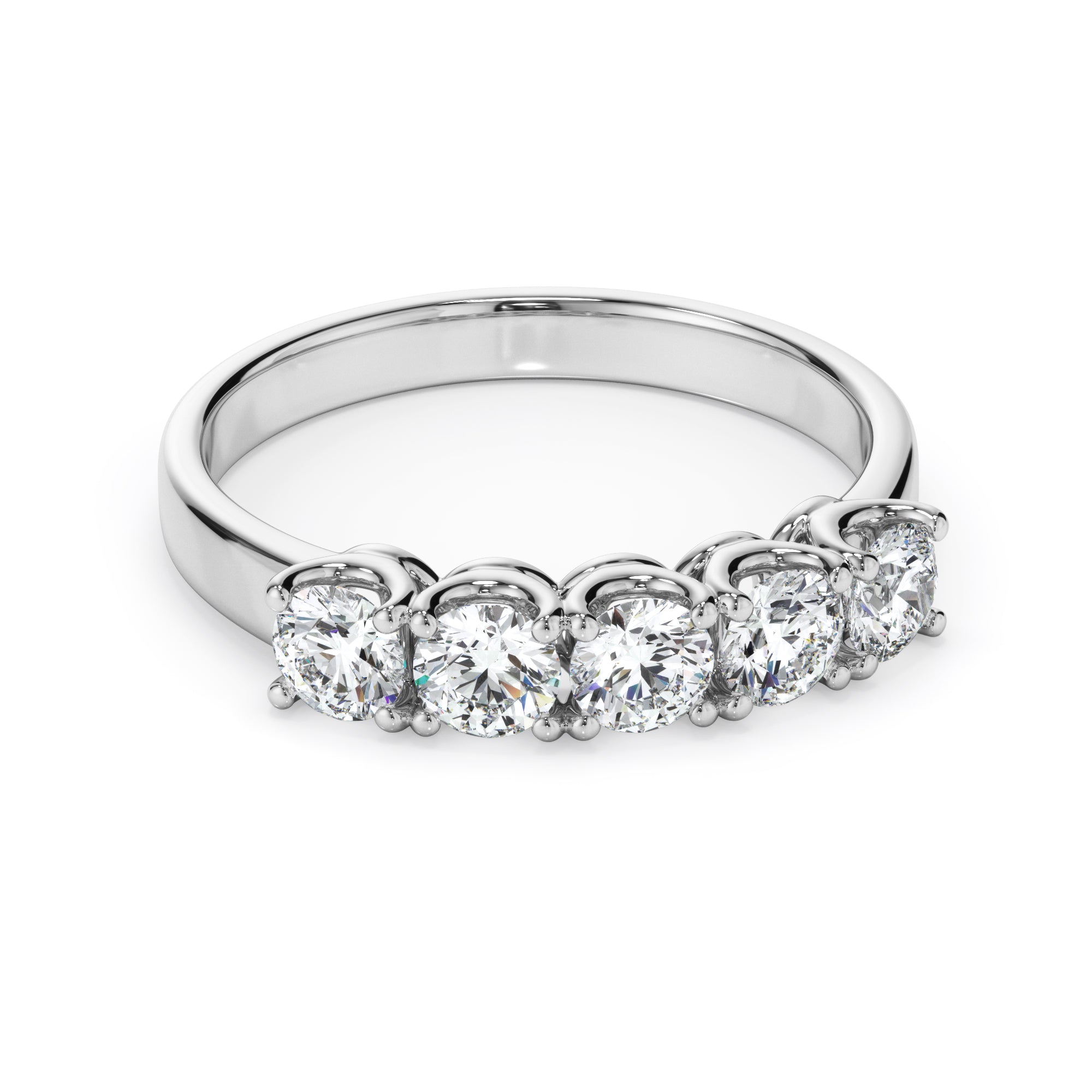 18ct White Gold 1ct Stone Diamond Ring