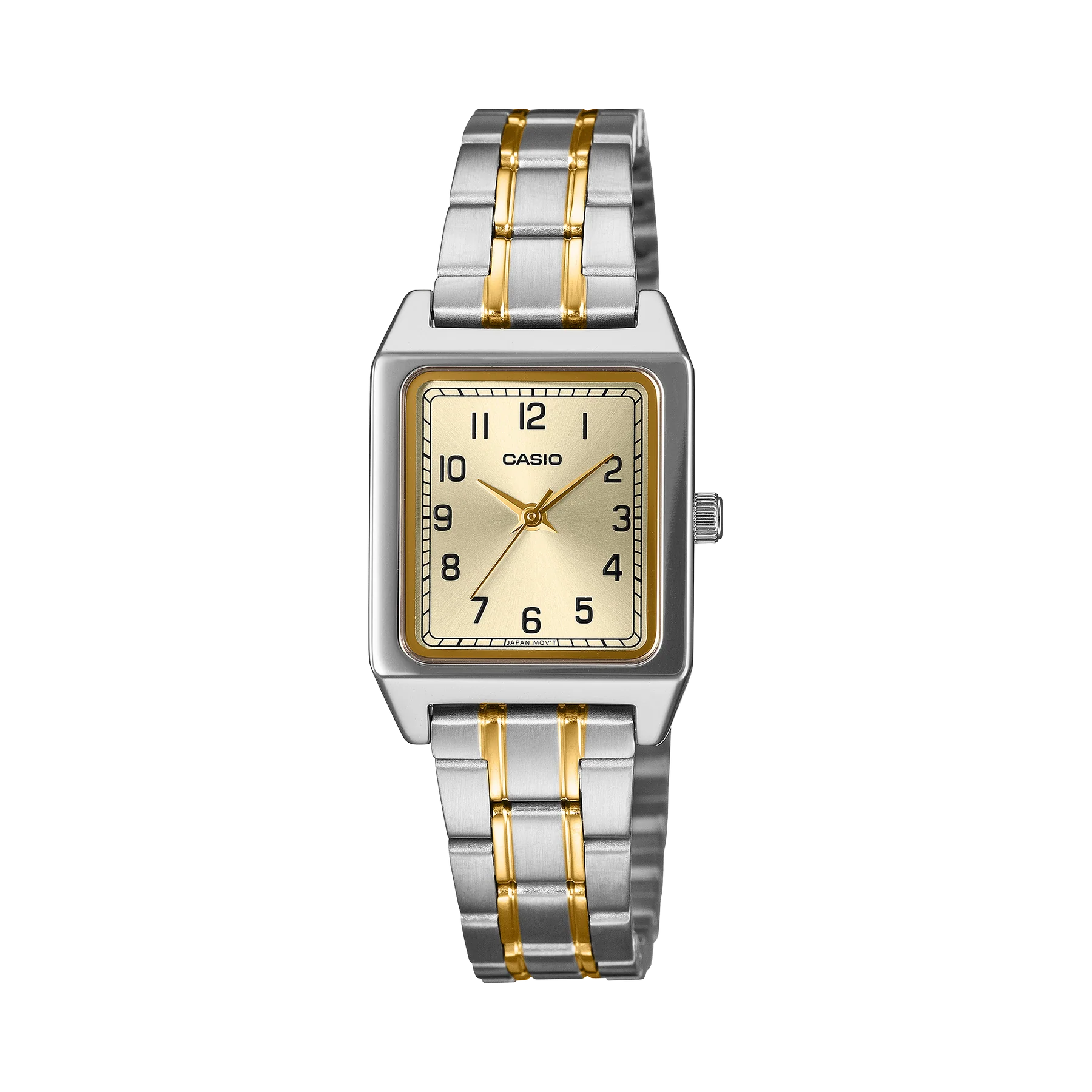Casio Analogue Square - Gold Dial