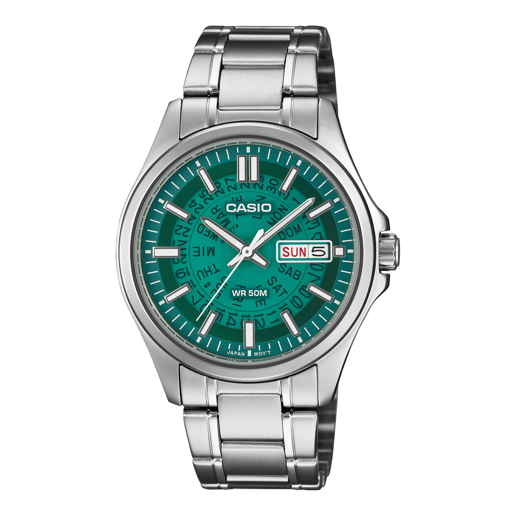 Casio Analogue - Transparent Green Dial