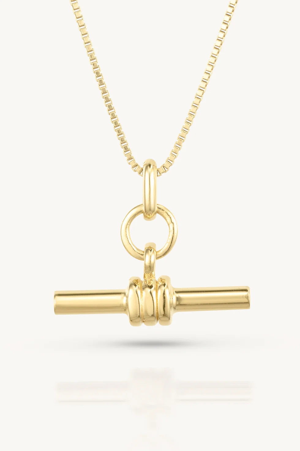 Toni May Unisex Fob Gold Necklace