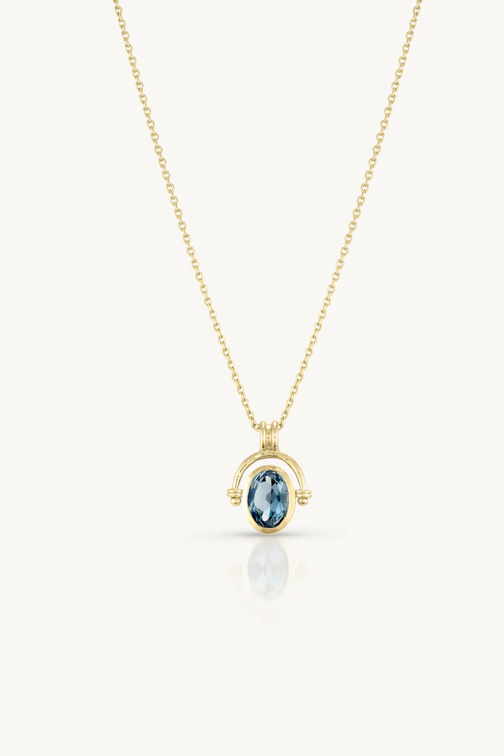 Toni May Mira Topaz Gold Necklace