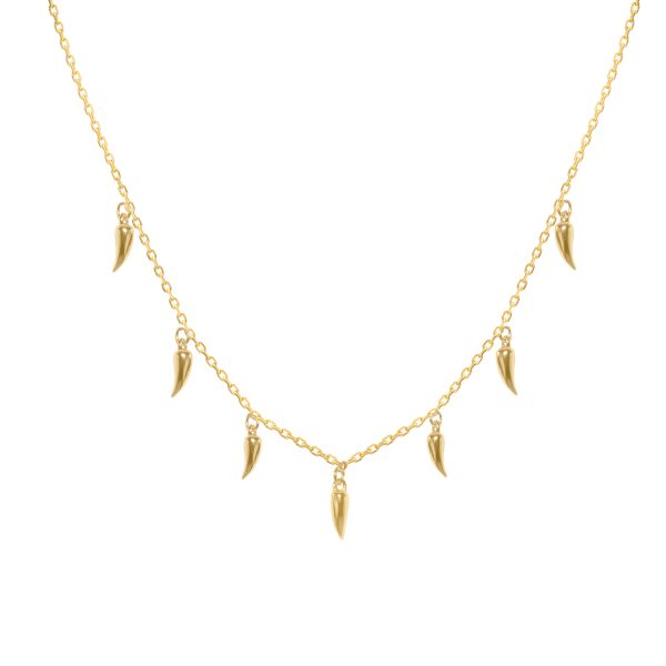 Gold Plated 'Little Chilli' Necklace