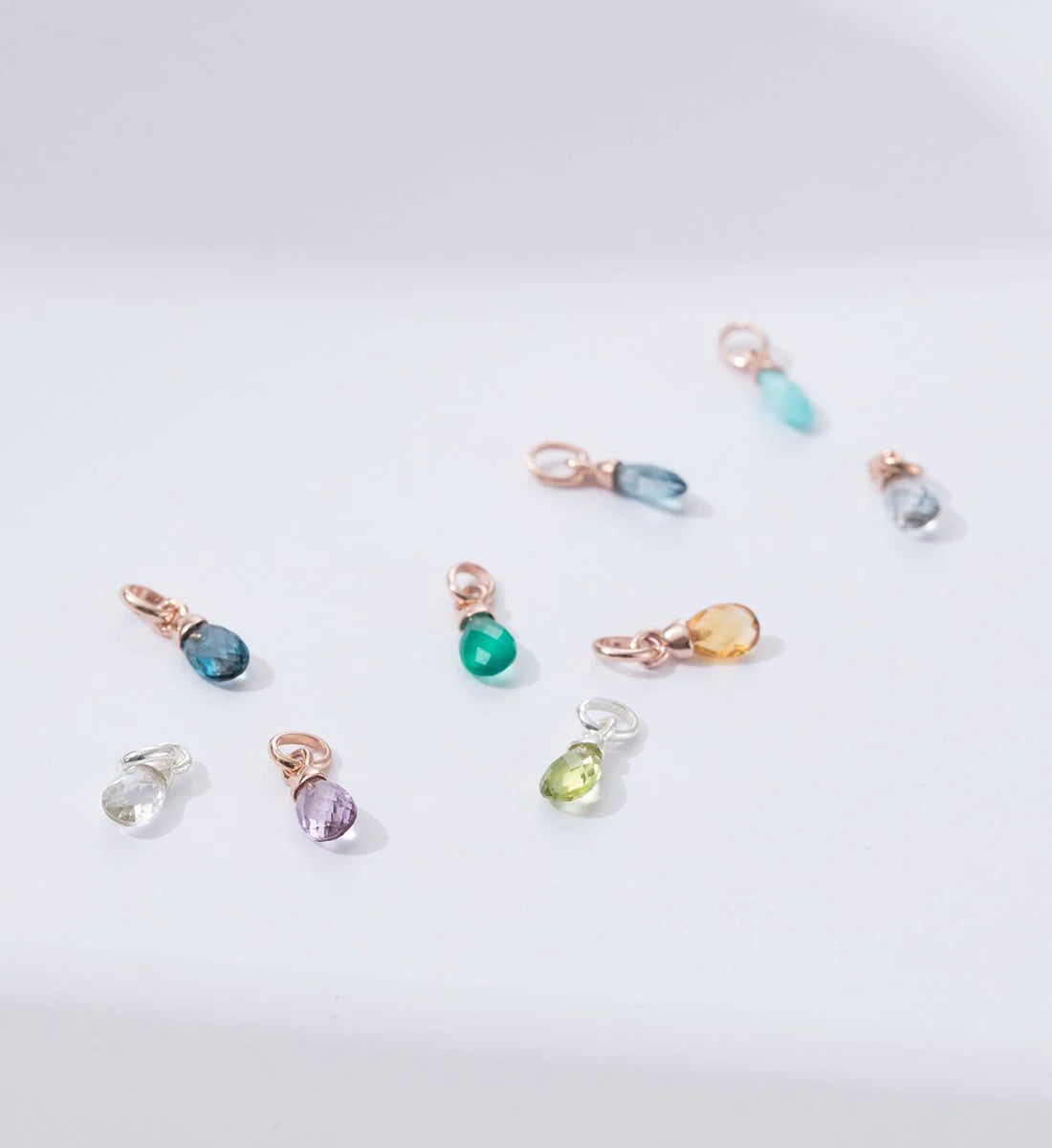 Kirstin Ash London Blue Topaz Gemstone Pendant Sterling Silver