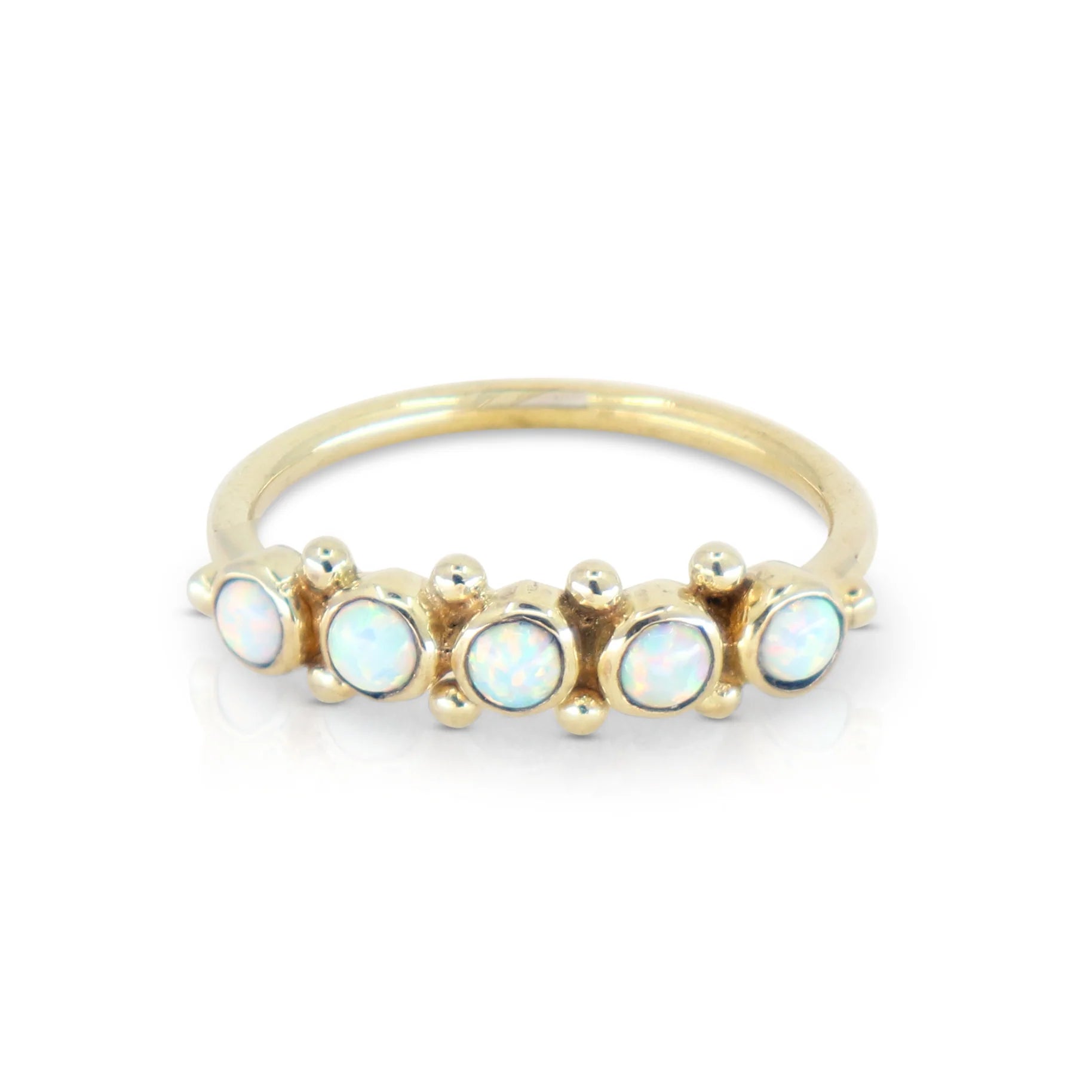 Toni May Opal Gold Band