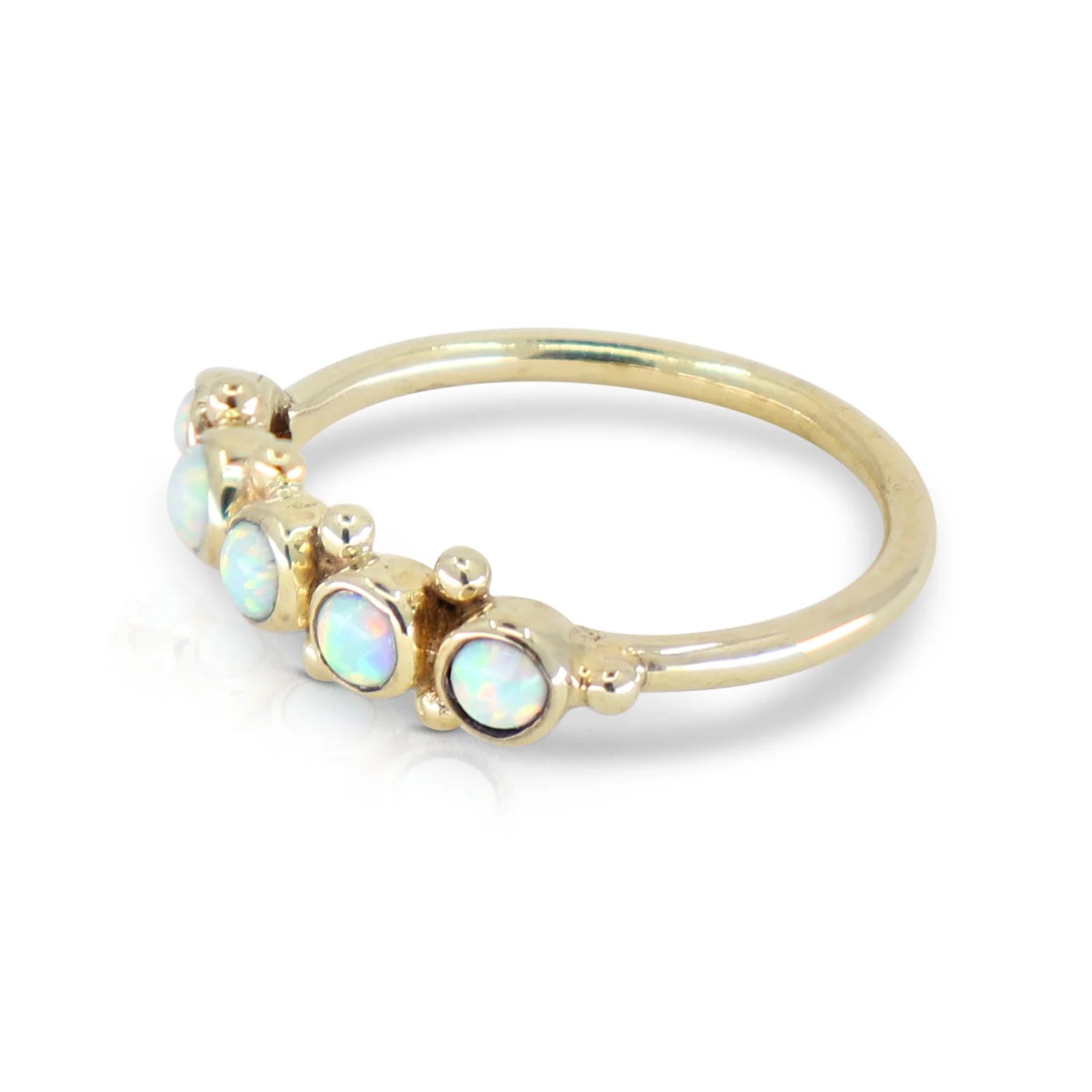 Toni May Opal Gold Band