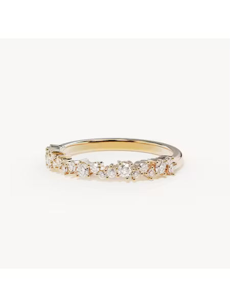 By Charlotte 18k Gold Vermeil Crystal Dust Fine Ring