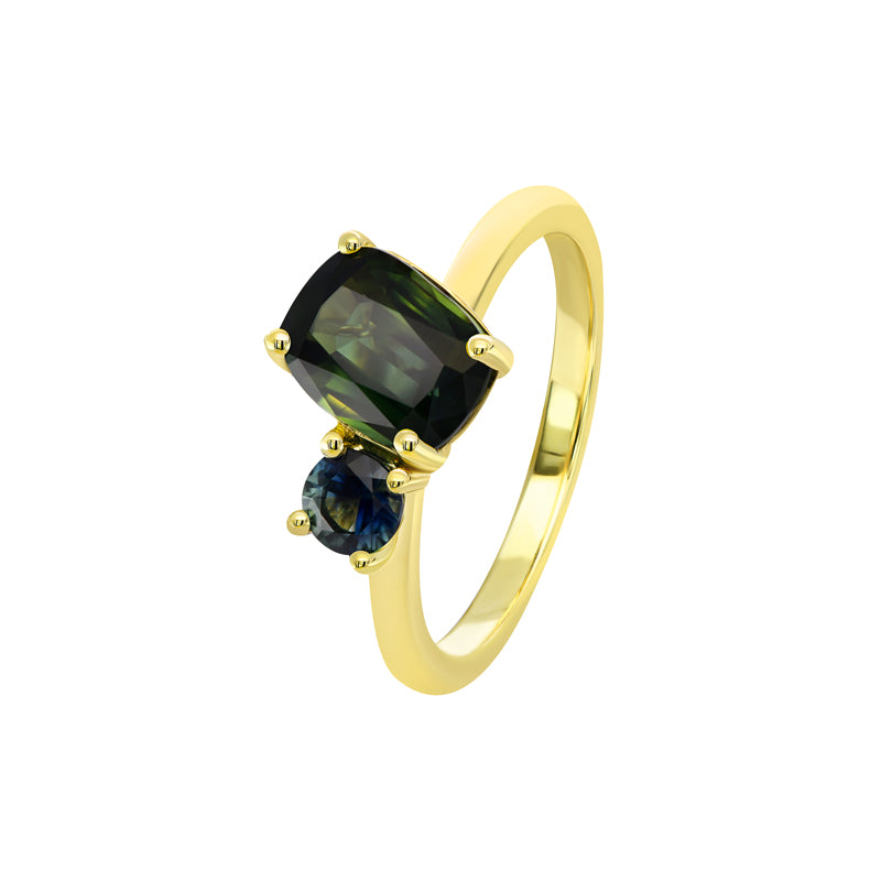 Sapphire Dreams Toi Et Moi Ring