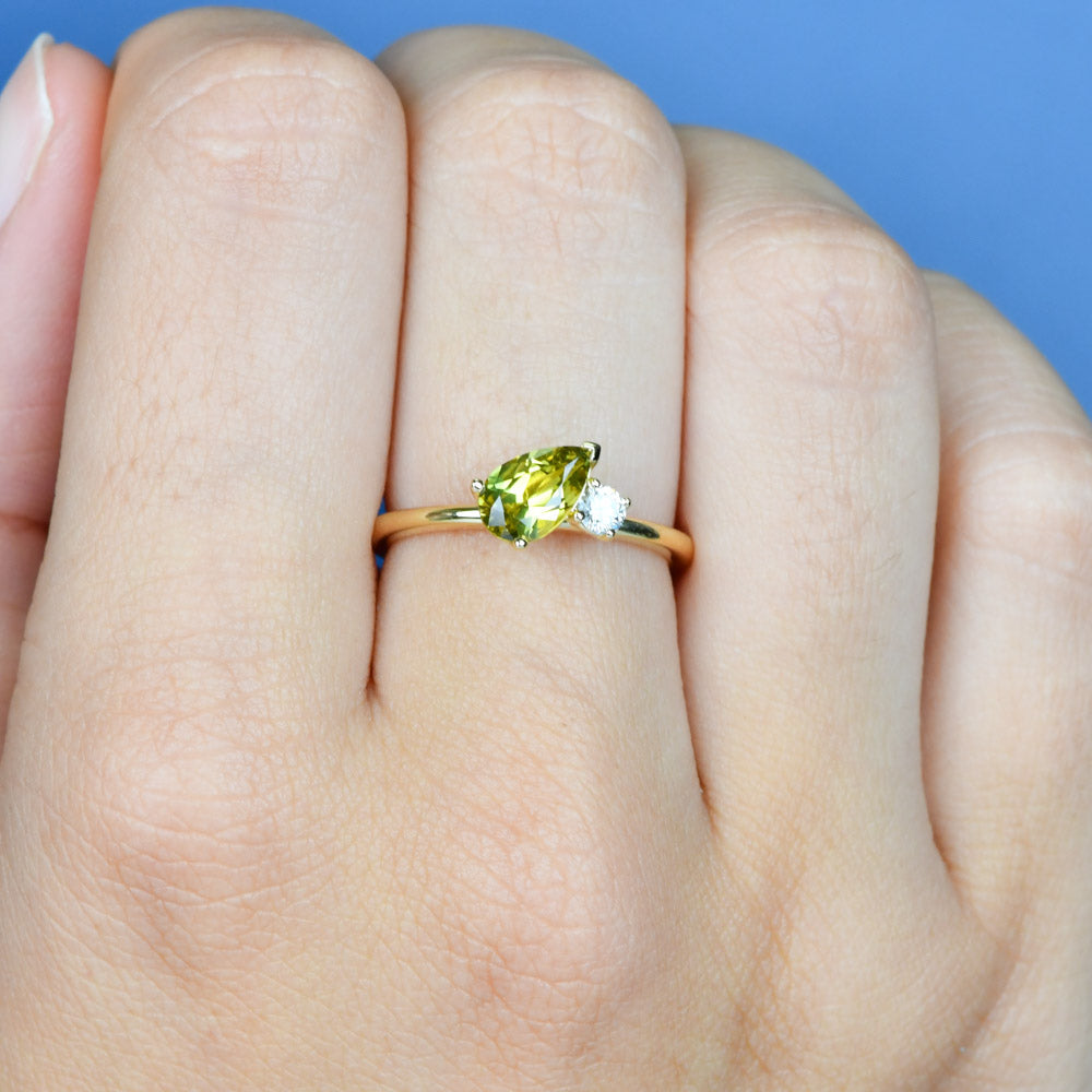 Sapphire Dreams Toi Et Moi Ring