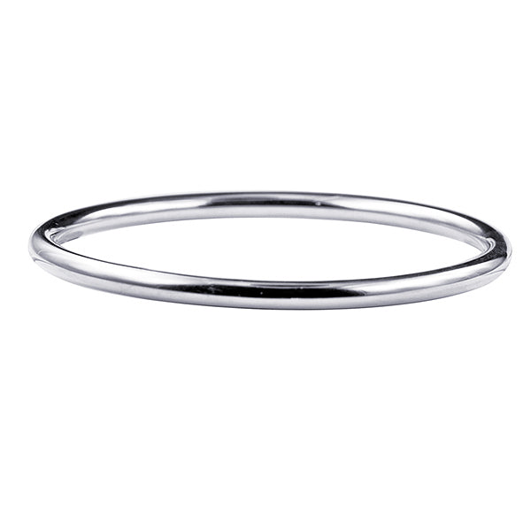 Stainless Steel Rhodium IP Golf Bangle