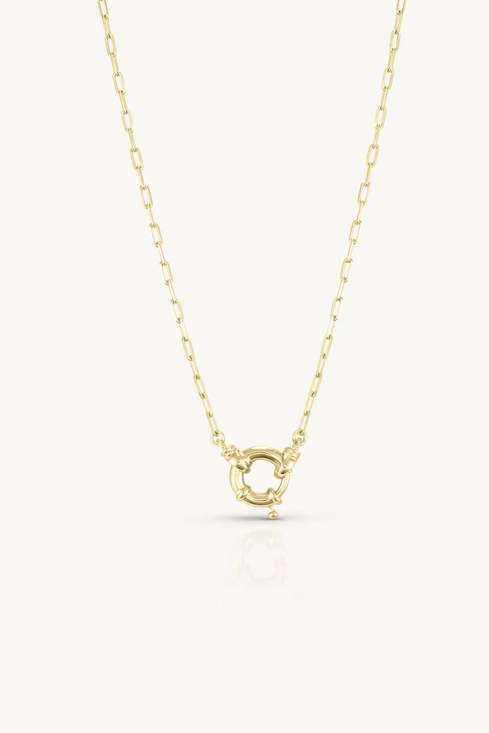 Toni May Sailor Clasp Gold Necklace