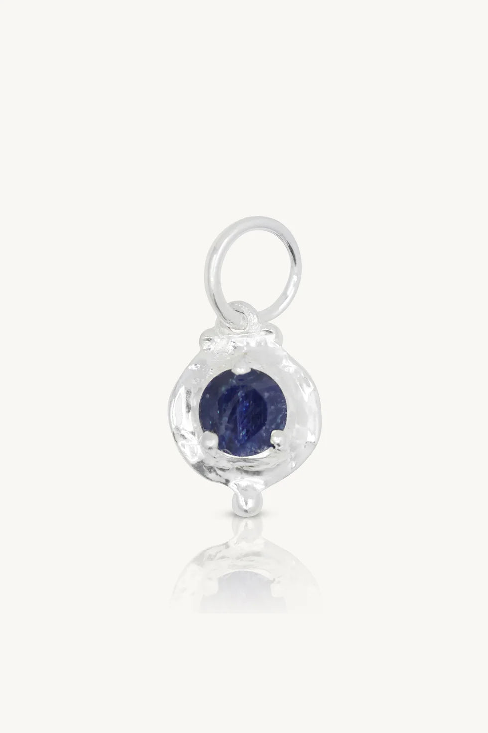 Toni May September Sapphire Silver Birthstone Necklace Charm