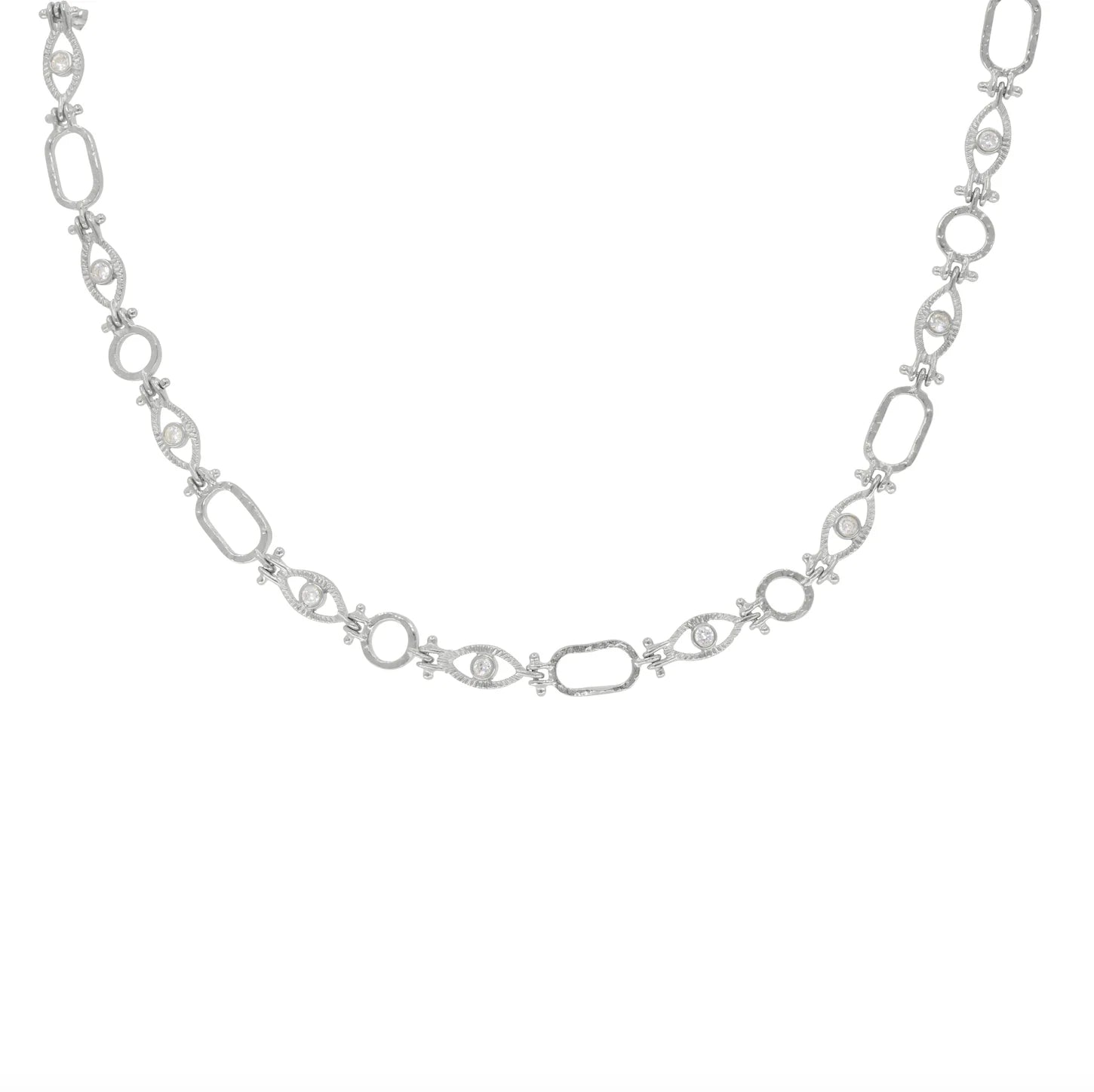 Toni May All Seeing Eye Silver Necklace
