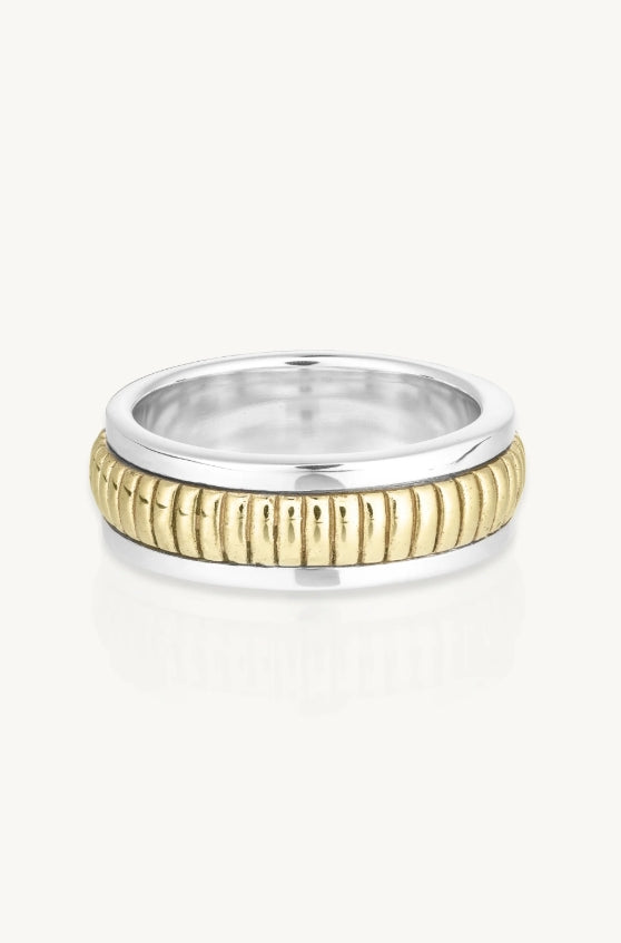 Toni May Spinner Mixed Metal Band