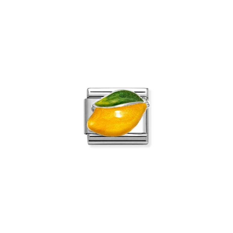 COMPOSABLE CLASSIC LINK 330204/46 LEMON 925 SILVER & COLOURED ENAMEL