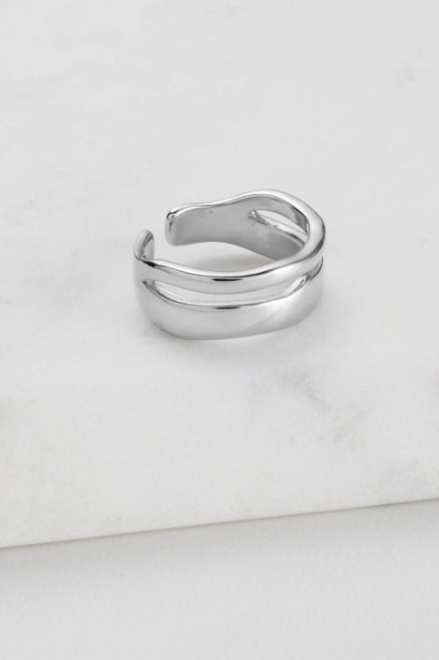 Zafino Double Ring Silver