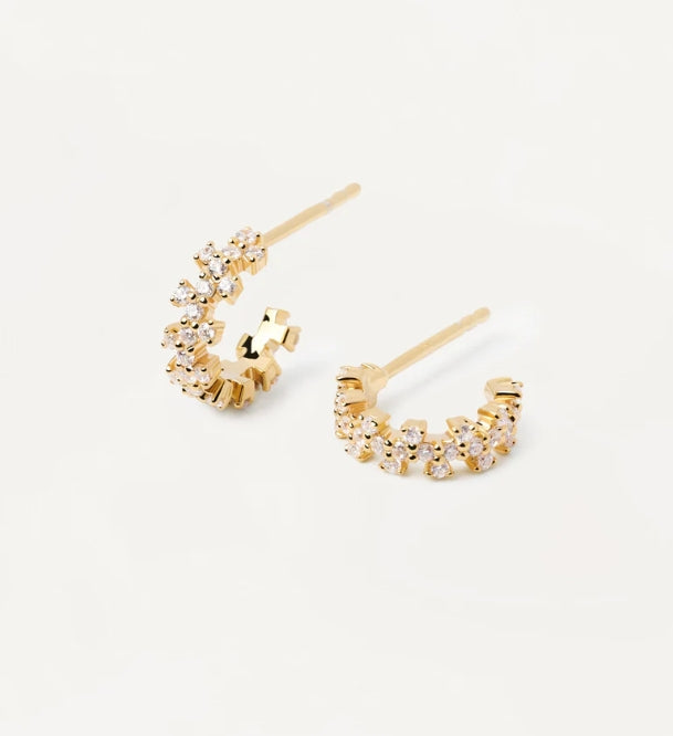 Pdpaola Little Crown Earrings