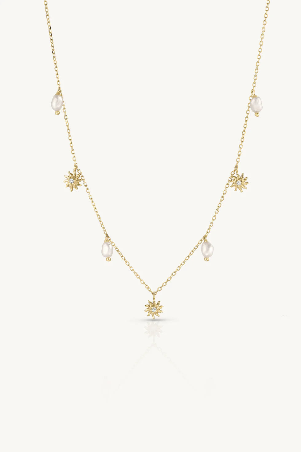 Toni May Soleil Pearl Gold Necklace