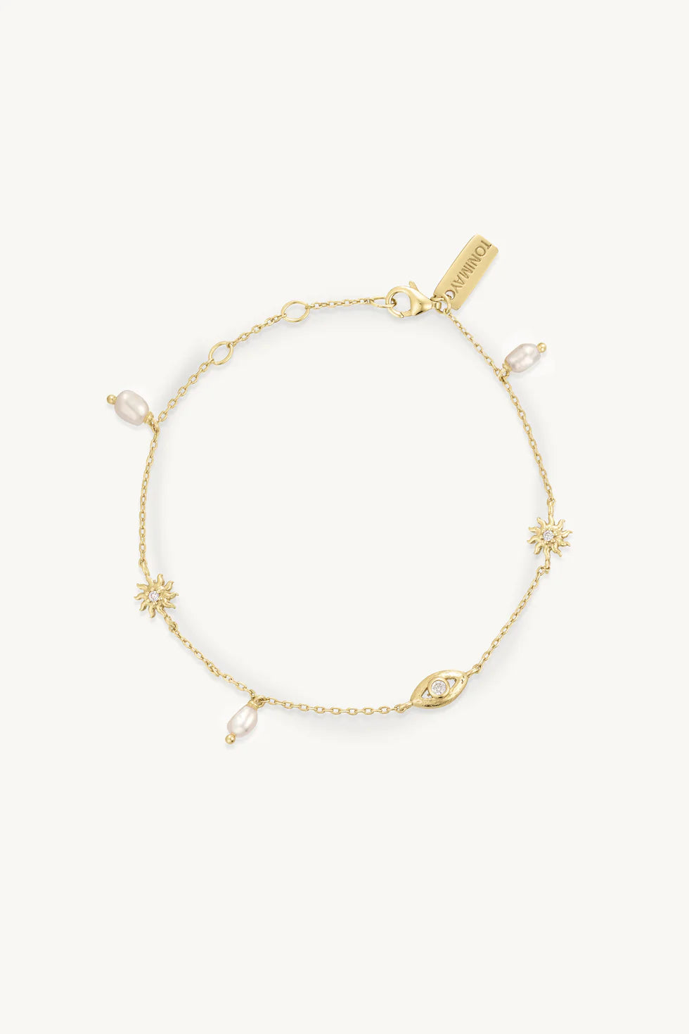 Toni May Soleil Pearl Gold Bracelet