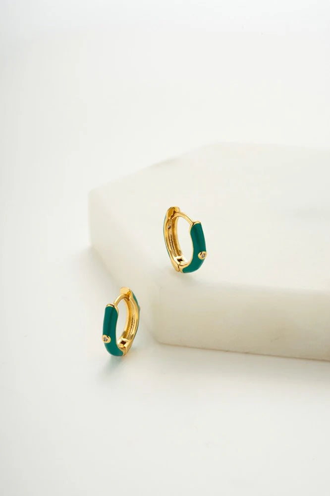 Brighton Huggie - Teal / Gold