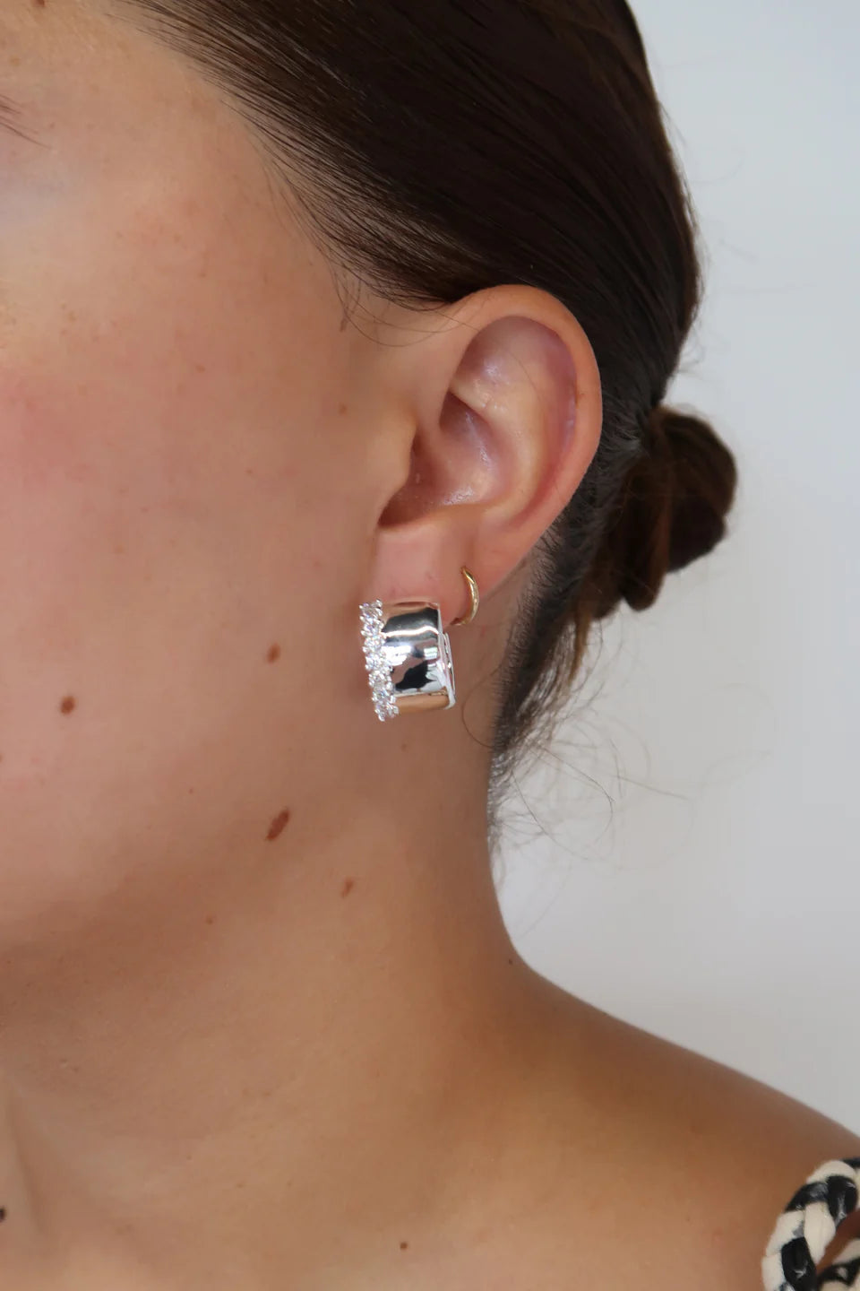 Zafino Eva Hoop - Silver