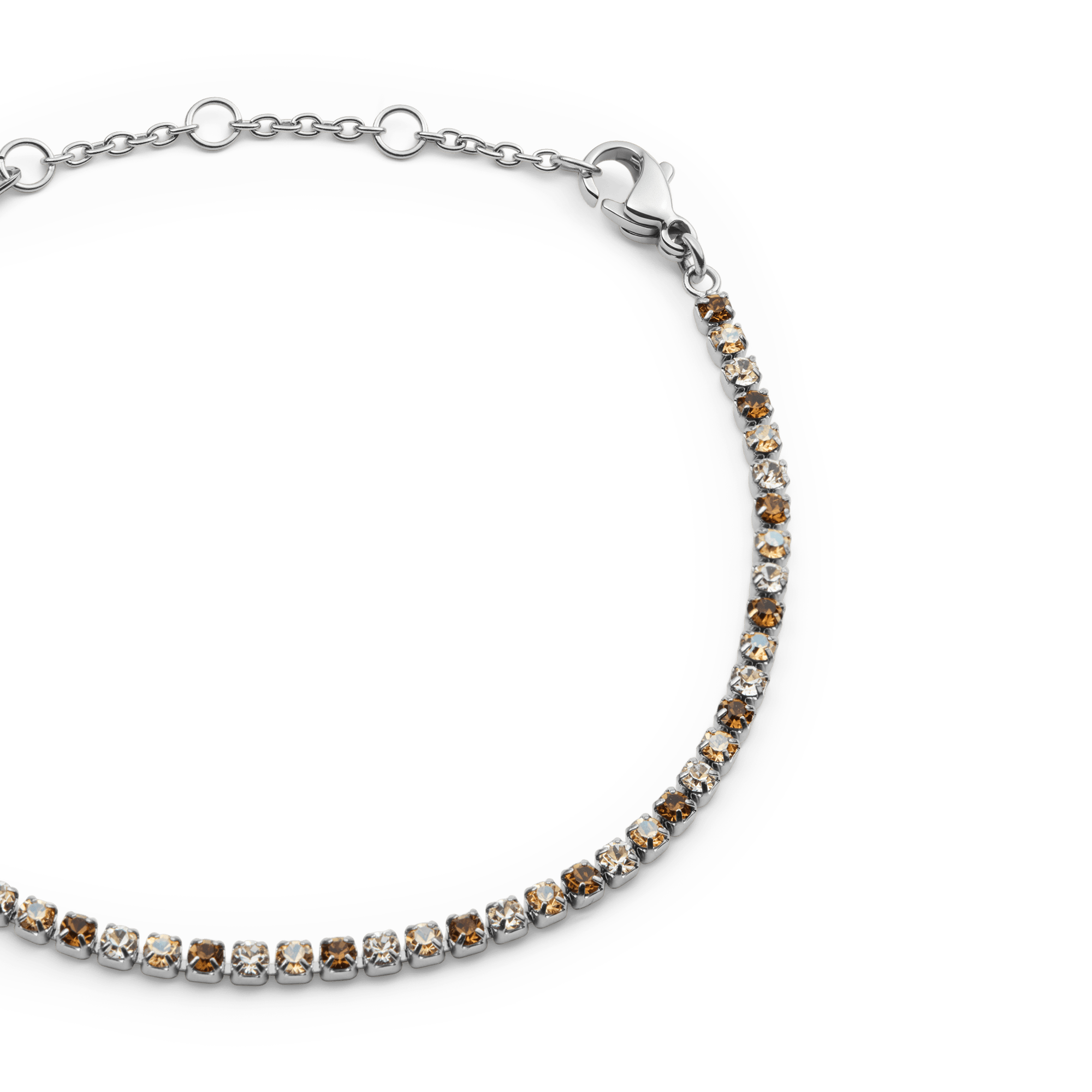 Daniel Wellington Classic Tennis Bracelet Honey Combo Silver