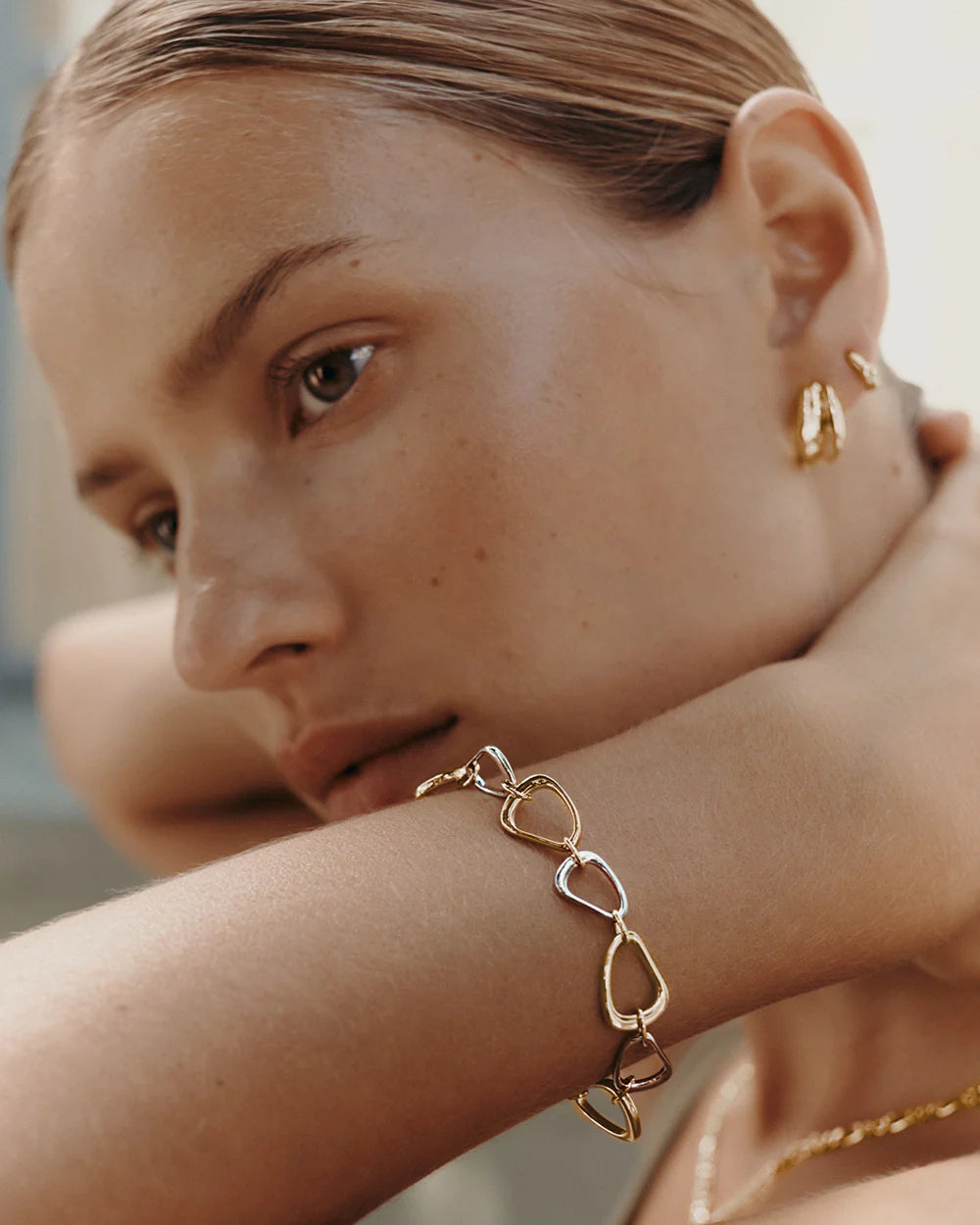 Kirstin Ash Flux Bracelet (mixed metal)