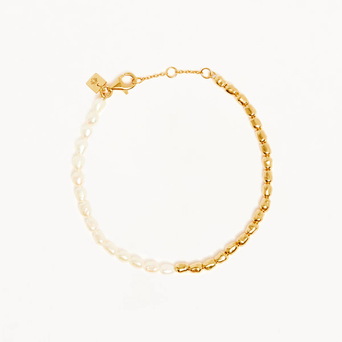 By Charlotte By Your Side Pearl Bracelet- Gold