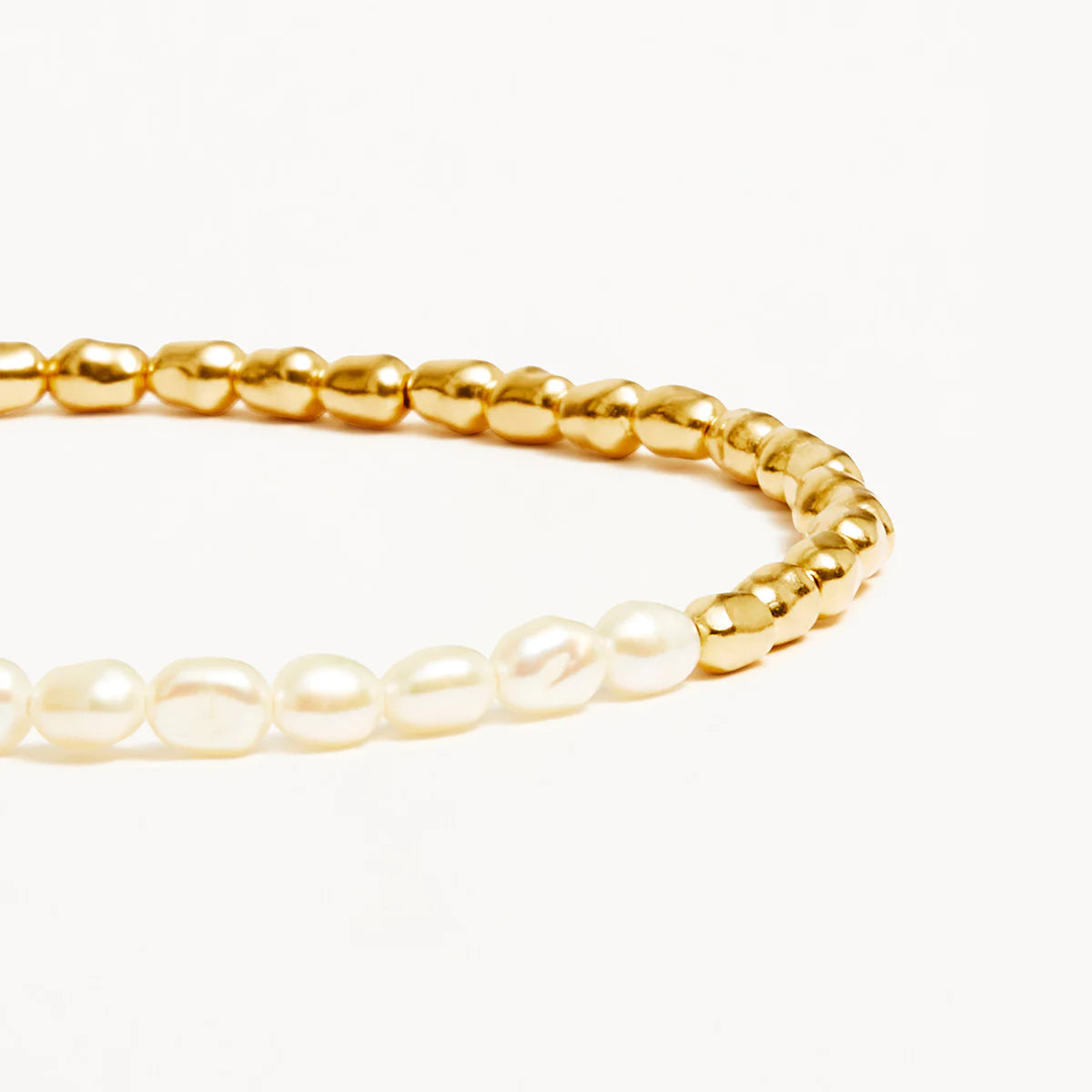 By Charlotte By Your Side Pearl Bracelet- Gold