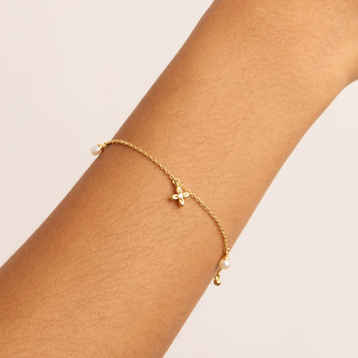 By Charlotte Gold Live in Peace Bracelet