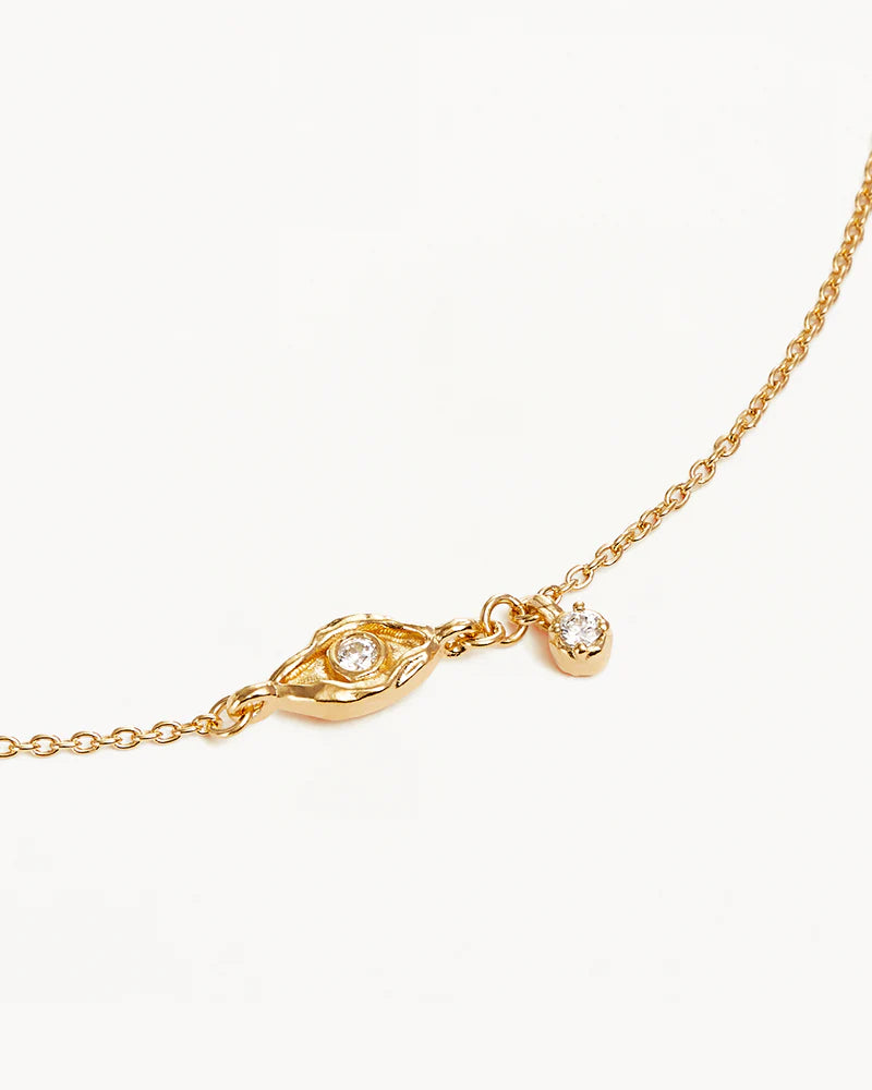 By Charlotte 18k Gold Vermeil I am Protected Bracelet