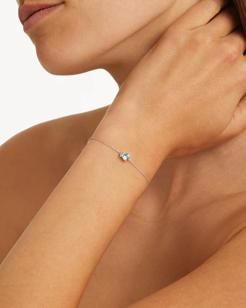 By Charlotte Kindred Bracelet March Silver