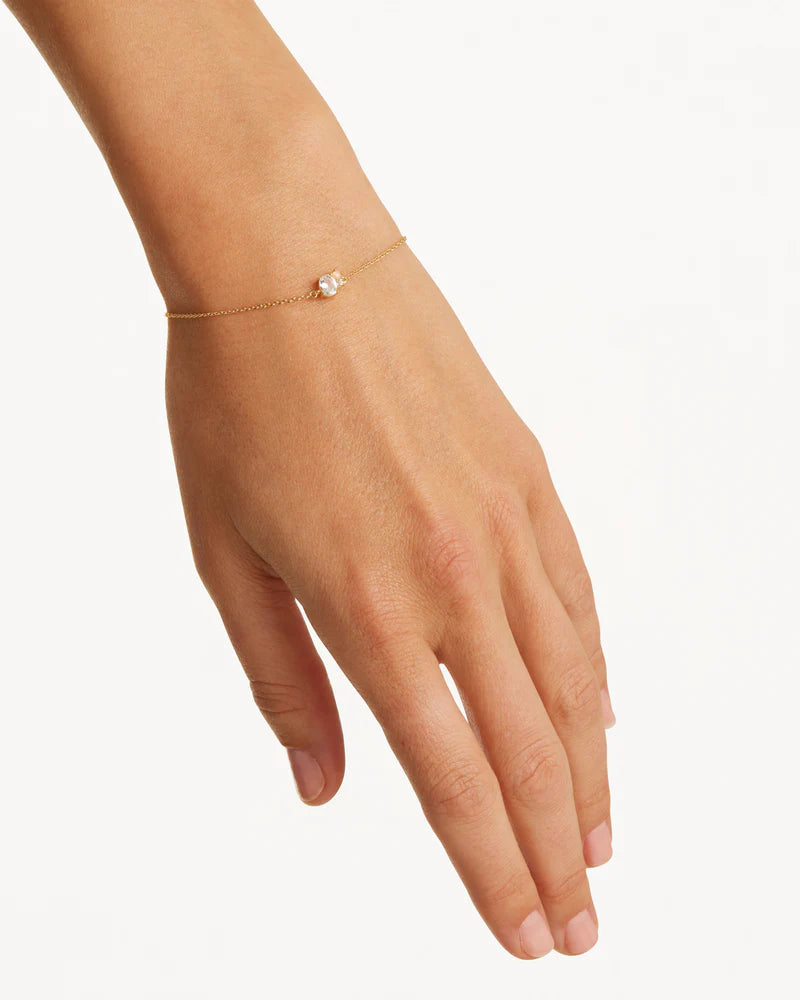 By Charlotte Kindred Bracelet April Gold