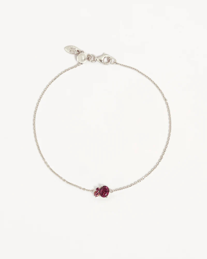 By Charlotte Kindred Bracelet July Silver