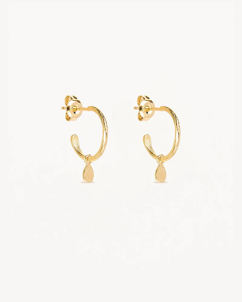 By Charlotte 18k Gold Vermeil Grace Hoops