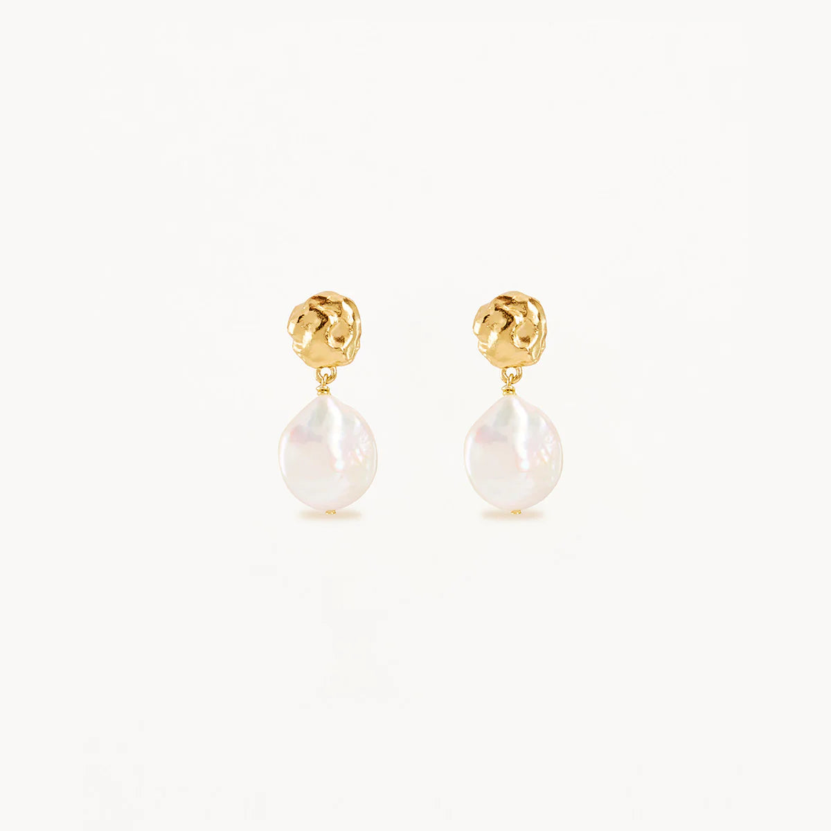 By Charlotte Endless Grace Pearl Drop Earrings- Gold