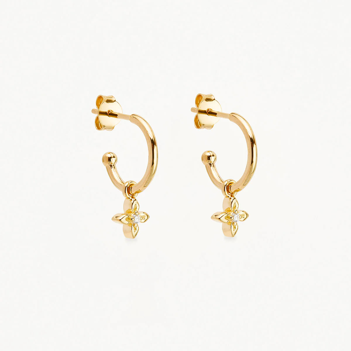 By Charlotte Gold Live in Light Hoop Earrings