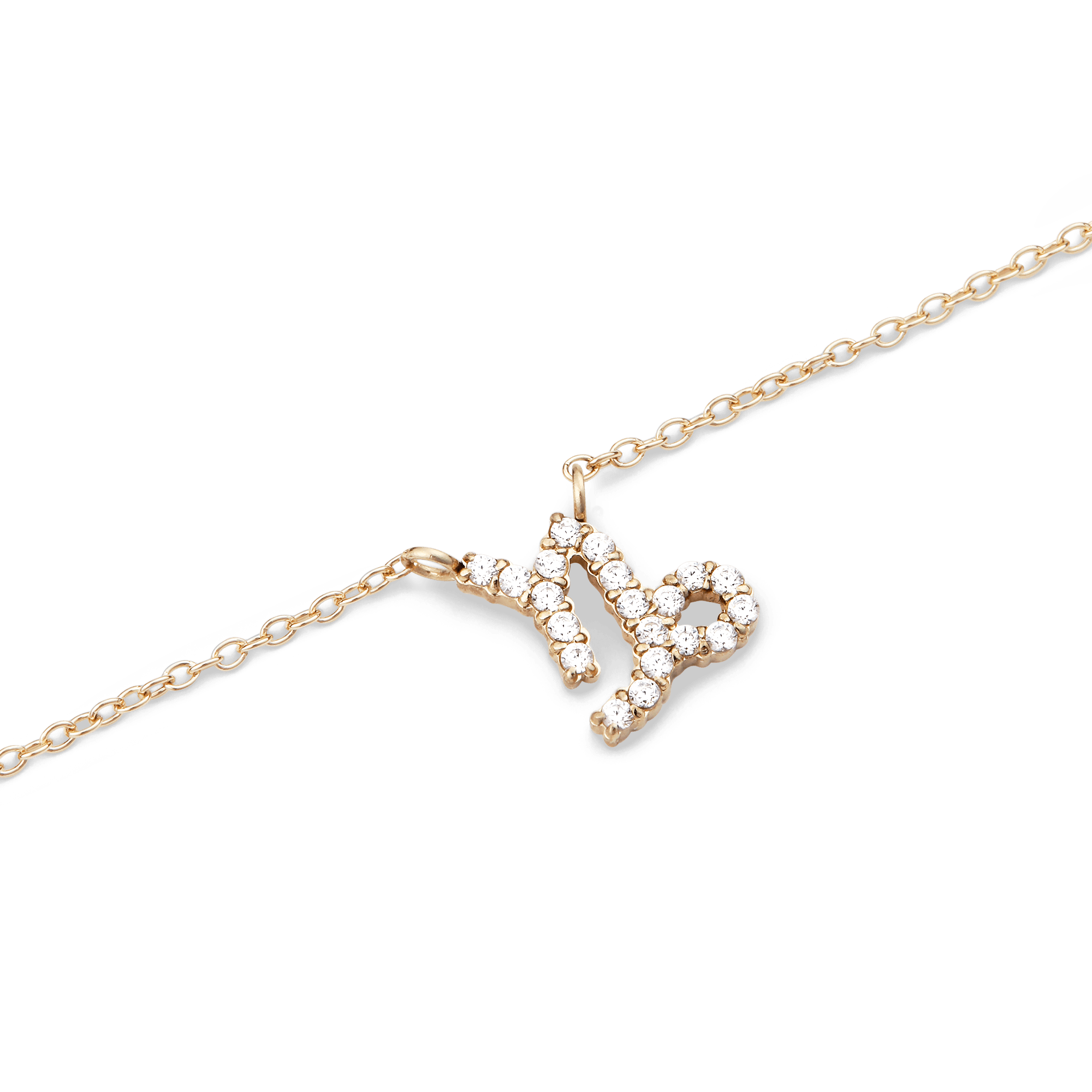 Daniel Wellington Zodiac Crystal Necklace Gold
