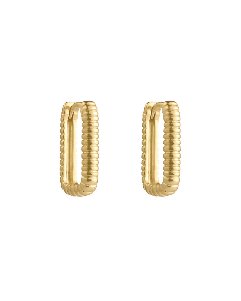 Kirstin Ash Elemental Hoops (18k Gold Plated)
