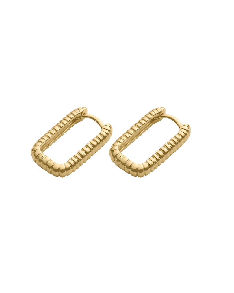 Kirstin Ash Elemental Hoops (18k Gold Plated)