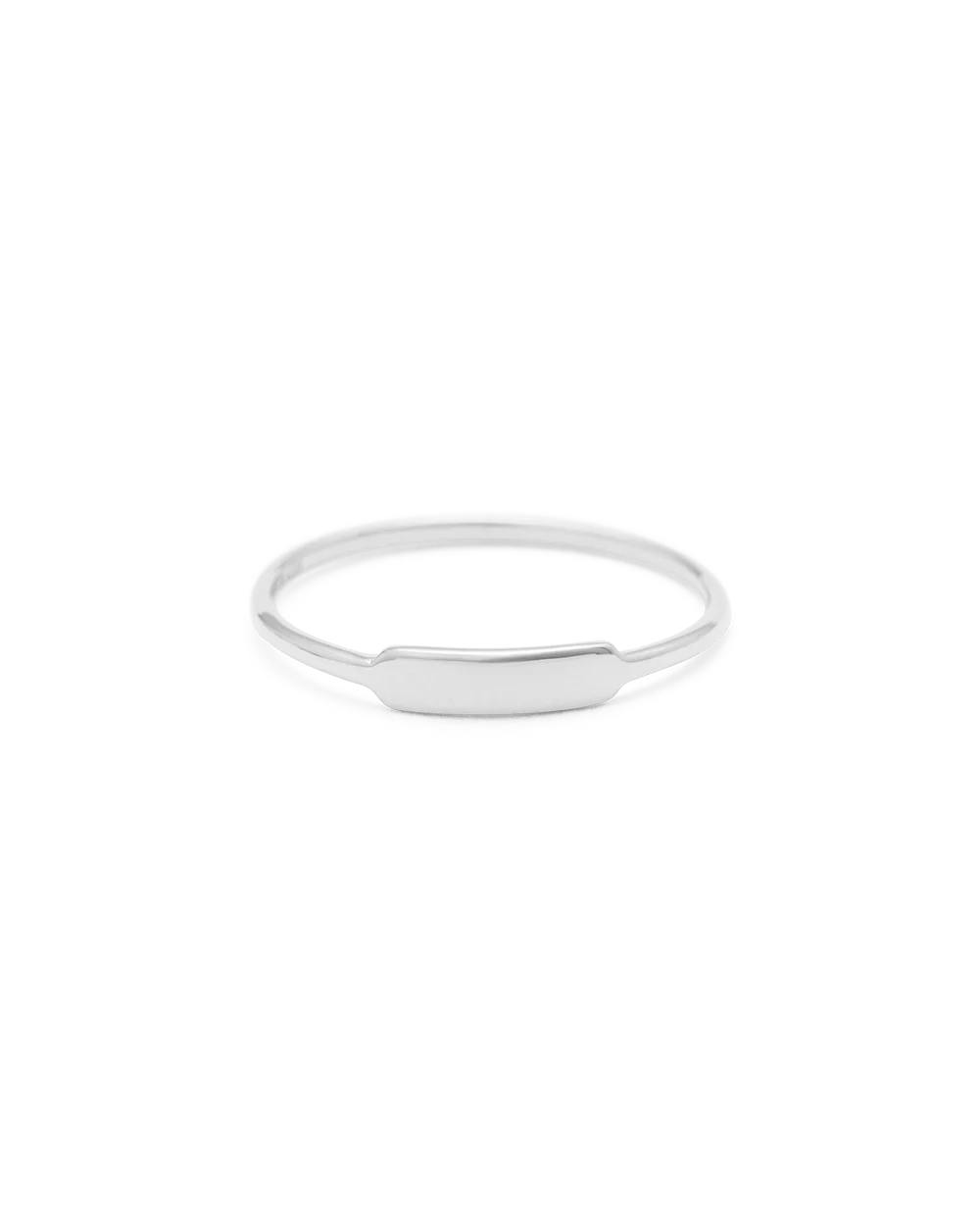Kirstin Ash Sterling Silver Engravable Petite Bar Ring