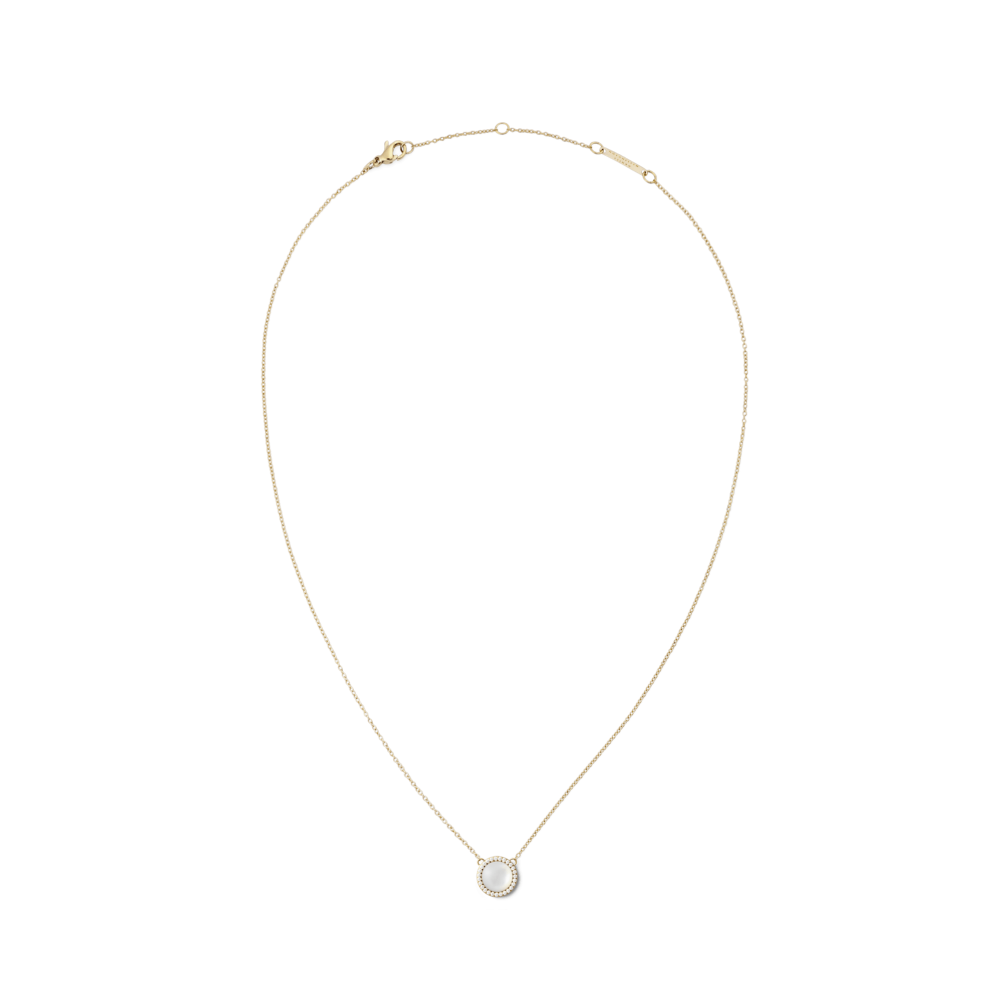 Daniel Wellington Audrey Necklace Mother of Pearl Gold
