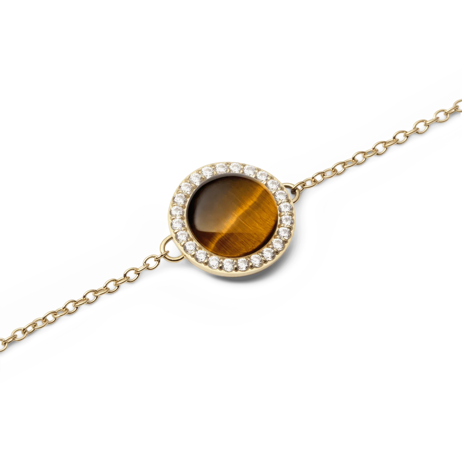 Daniel Wellington Audrey Bracelet Tiger Eye Gold