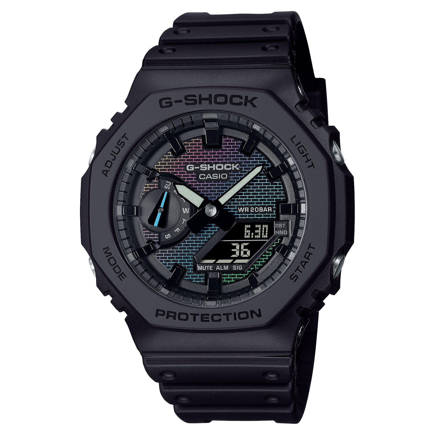 G-Shock Duo Rainbow Brick GA2100RW-1A Watch
