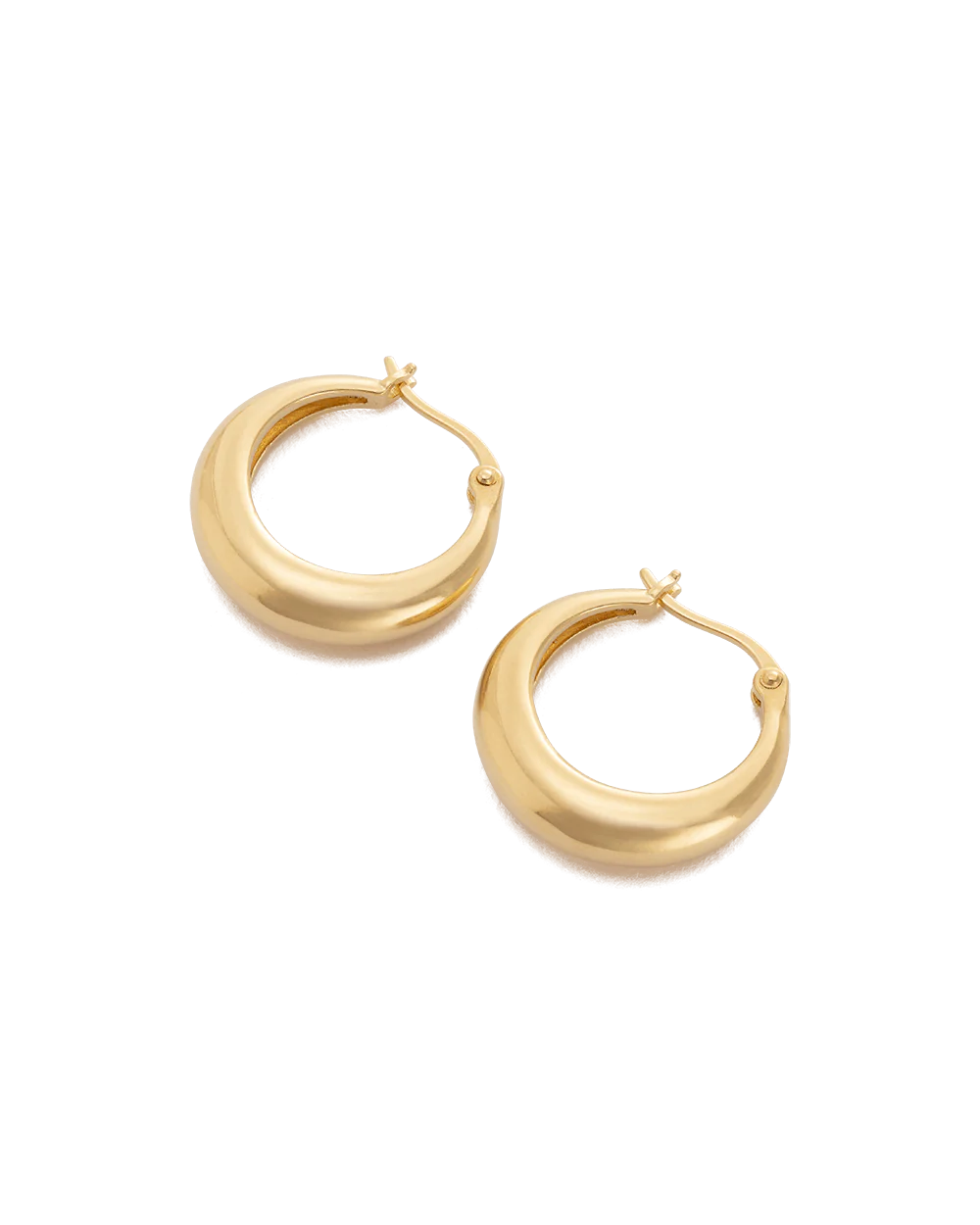 Kirstin Ash Glow Hoops- 18k gold plated