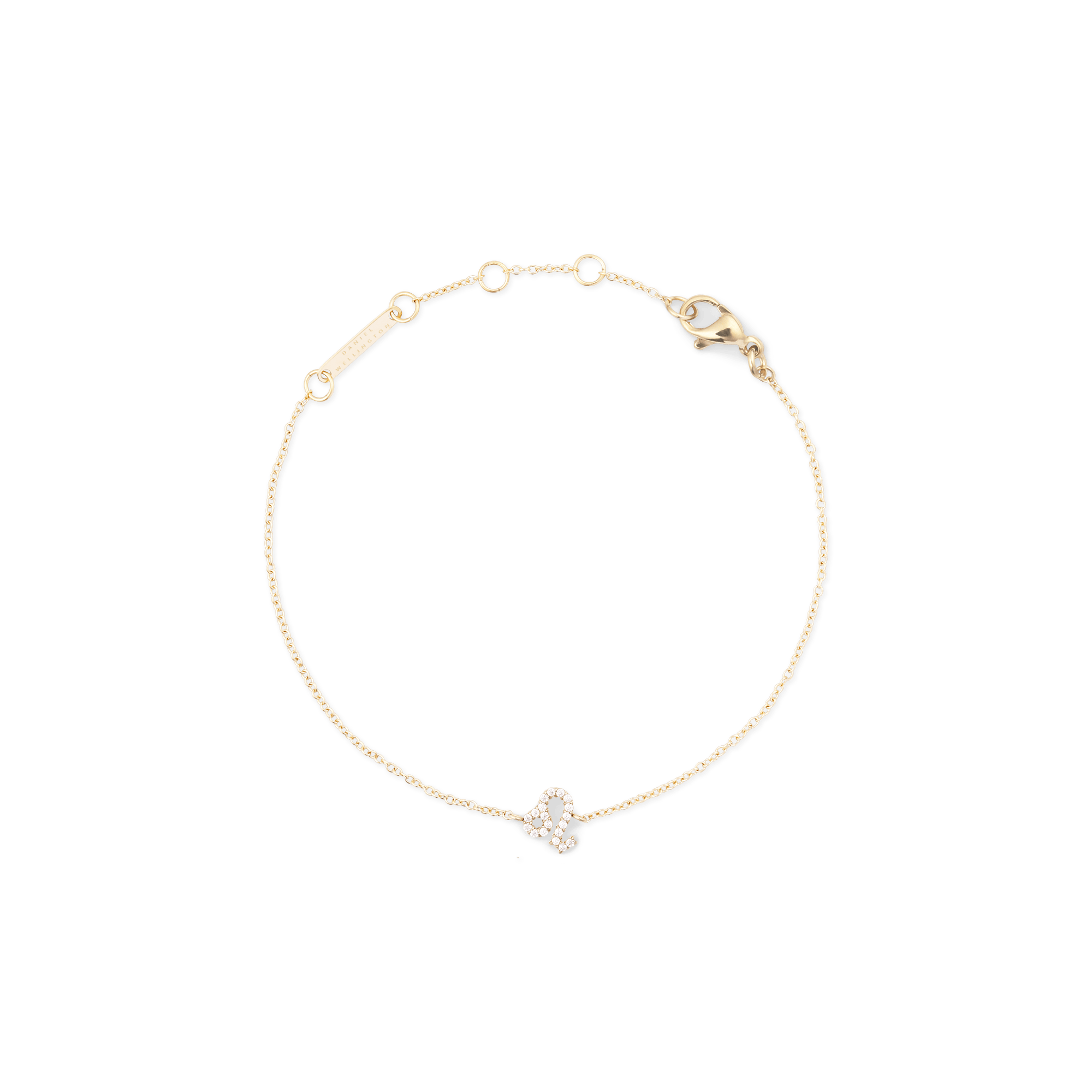 Daniel Wellington Crystal Zodiac Chain Bracelet Gold