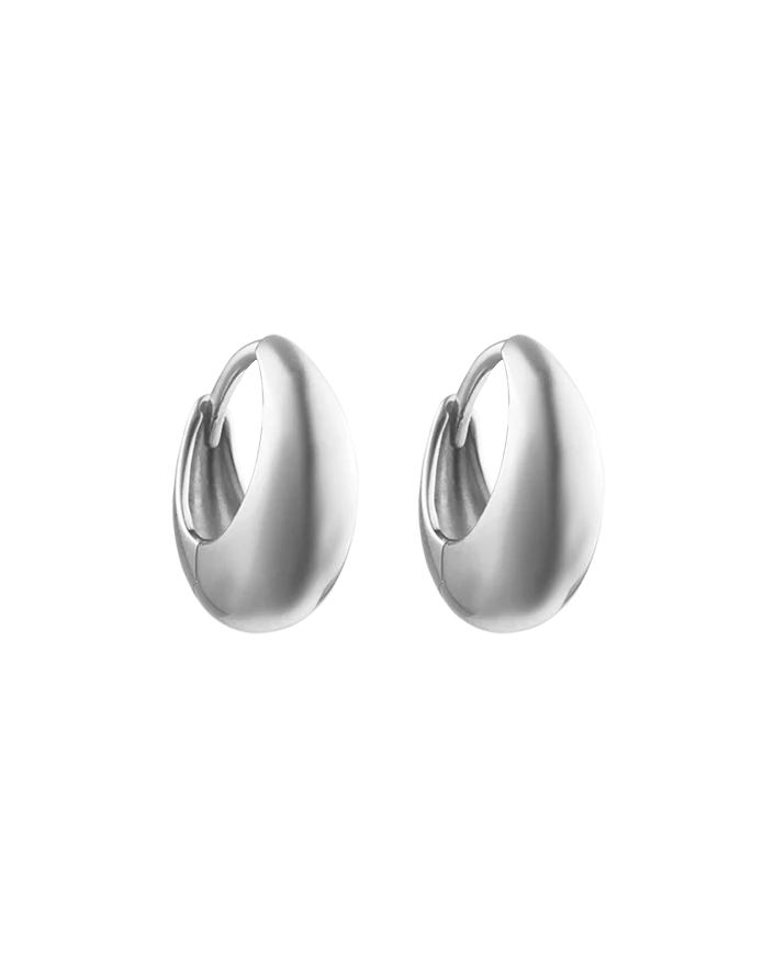 Kirstin Ash Indigo Small Hoops (Sterling Silver)